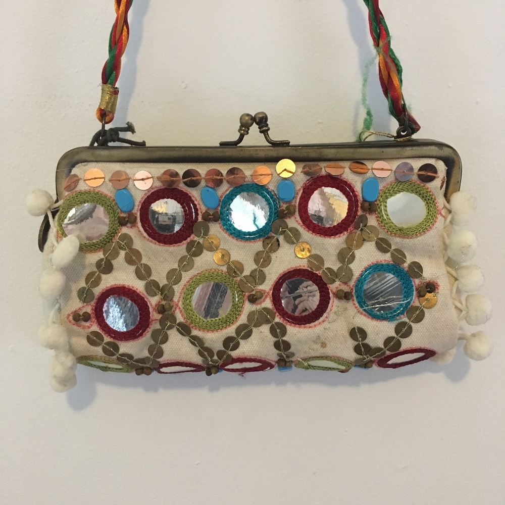 🌷SALE🌷 Almaplena Fabric Embroidered Handbag